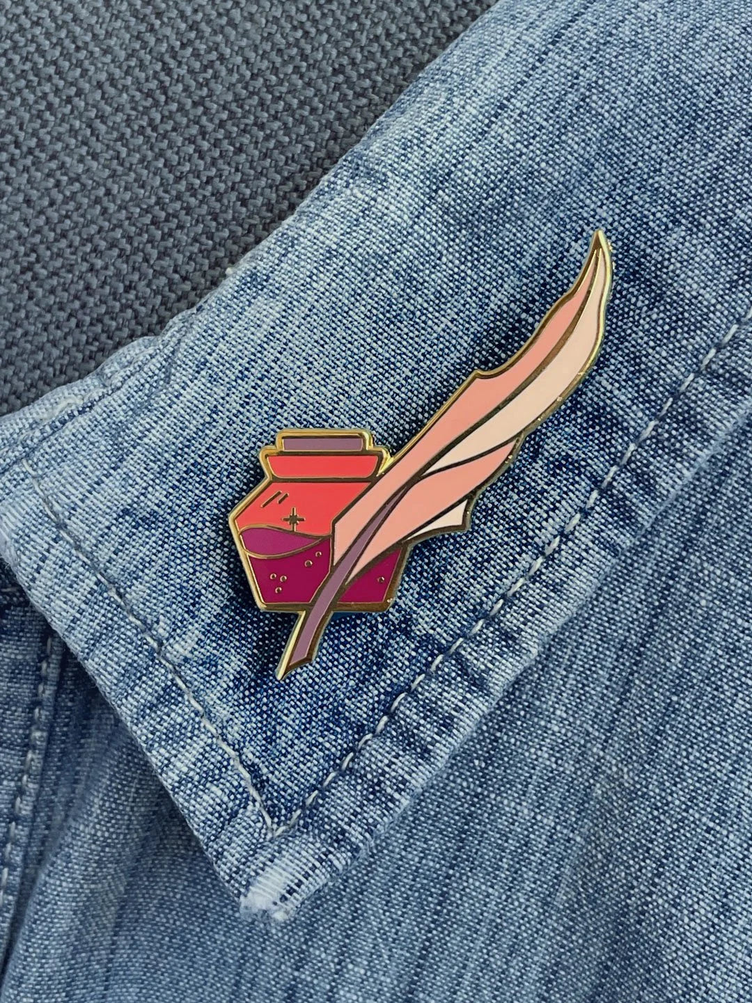 Quill and Ink - Enamel Pin