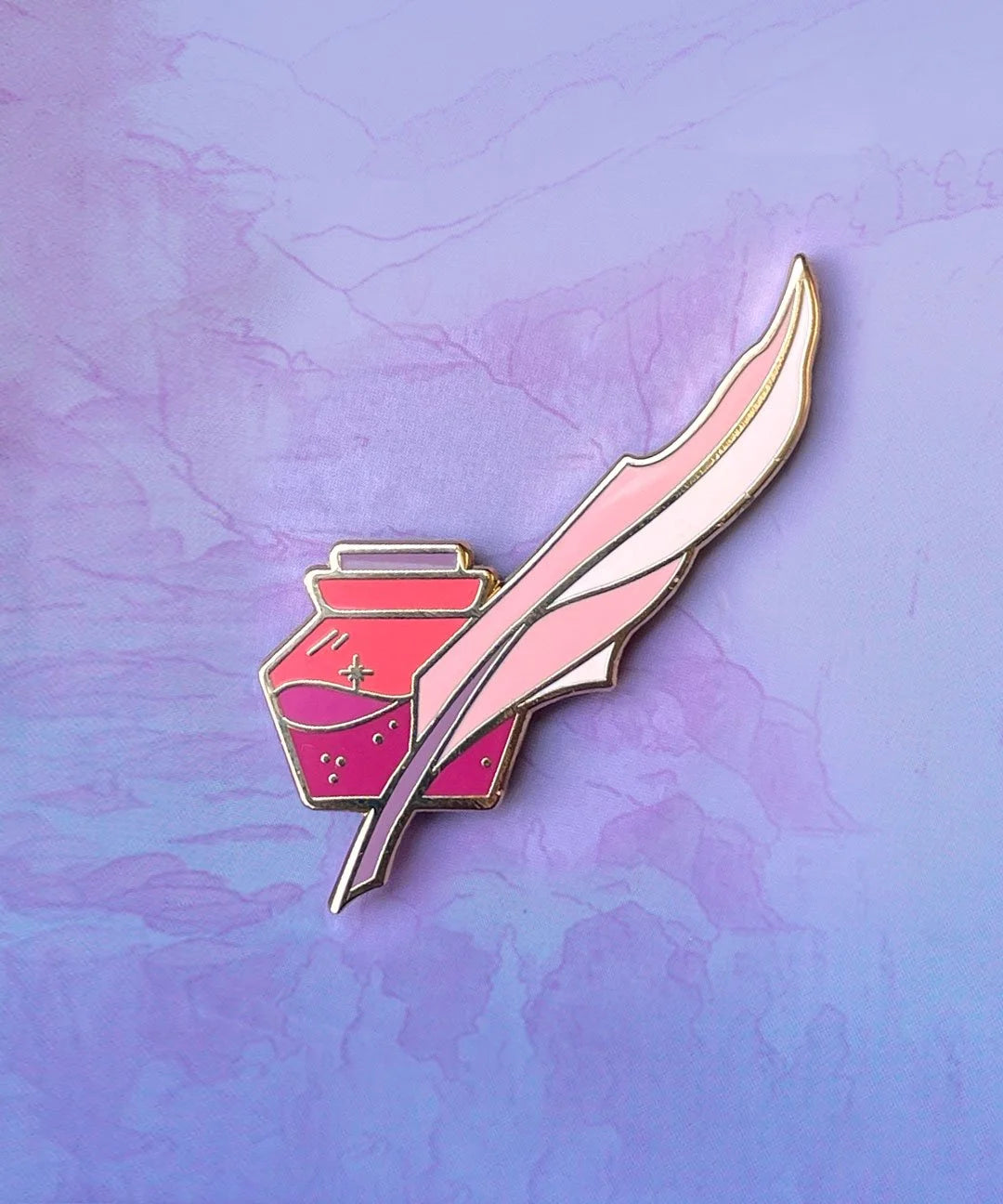 Quill and Ink - Enamel Pin