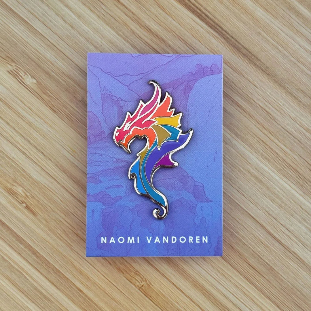 Rainbow Dragon - Enamel Pin