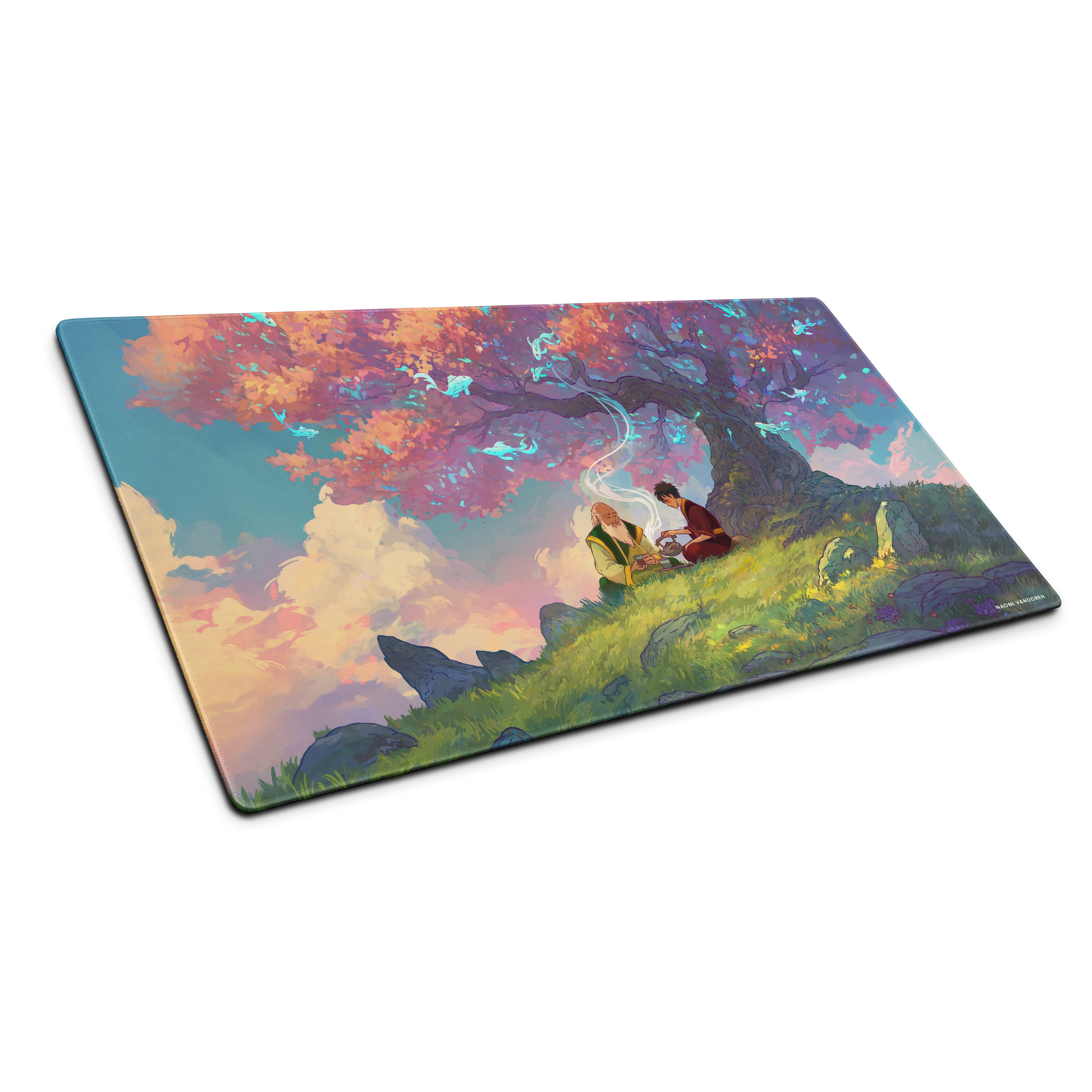 Tea in the Spirit World - Desk & Gaming Playmat