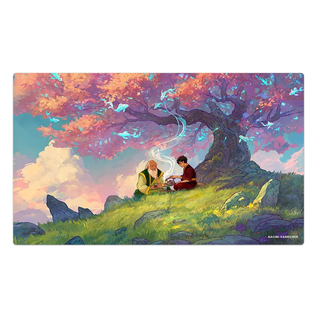 Tea in the Spirit World - Desk & Gaming Playmat