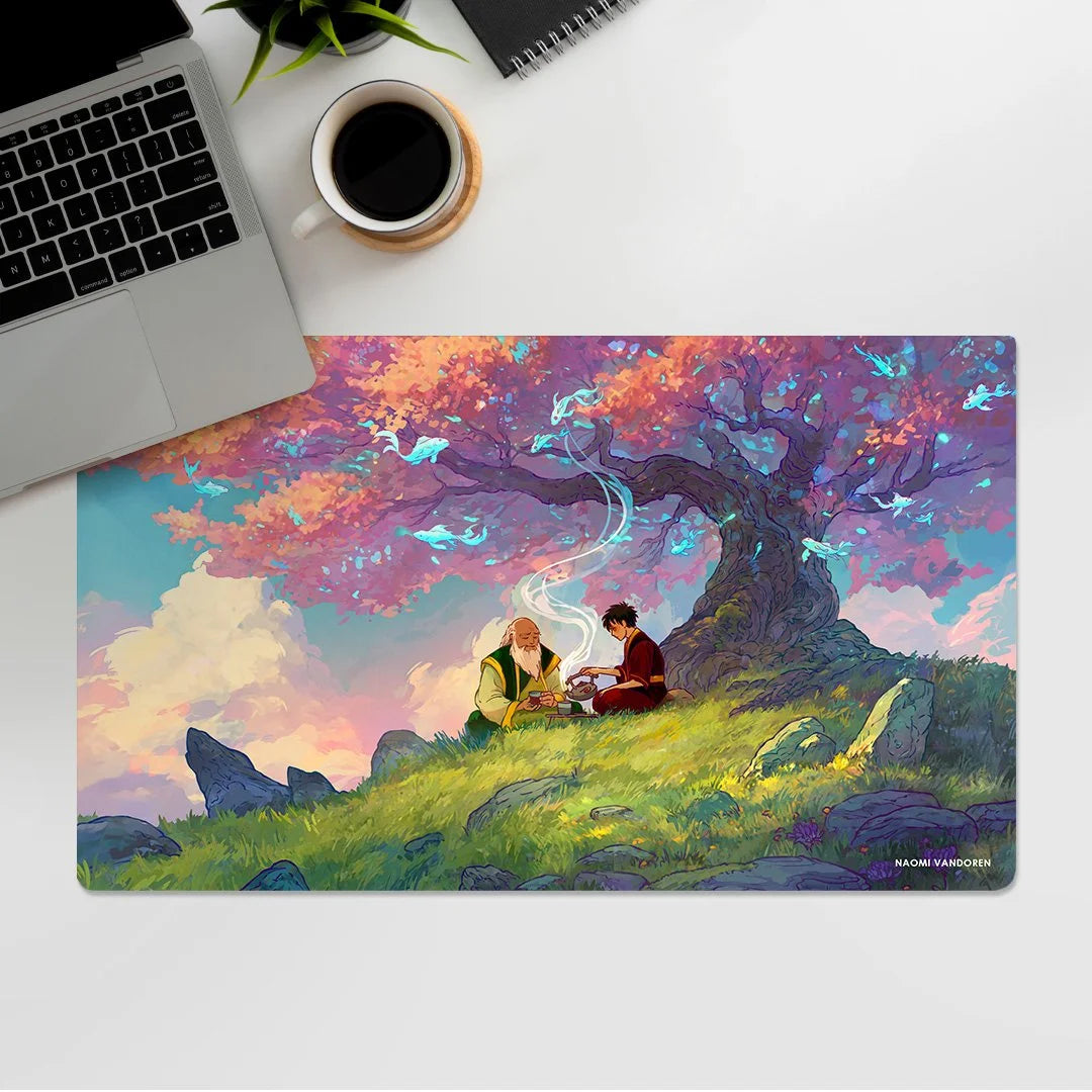 Tea in the Spirit World - Desk & Gaming Playmat