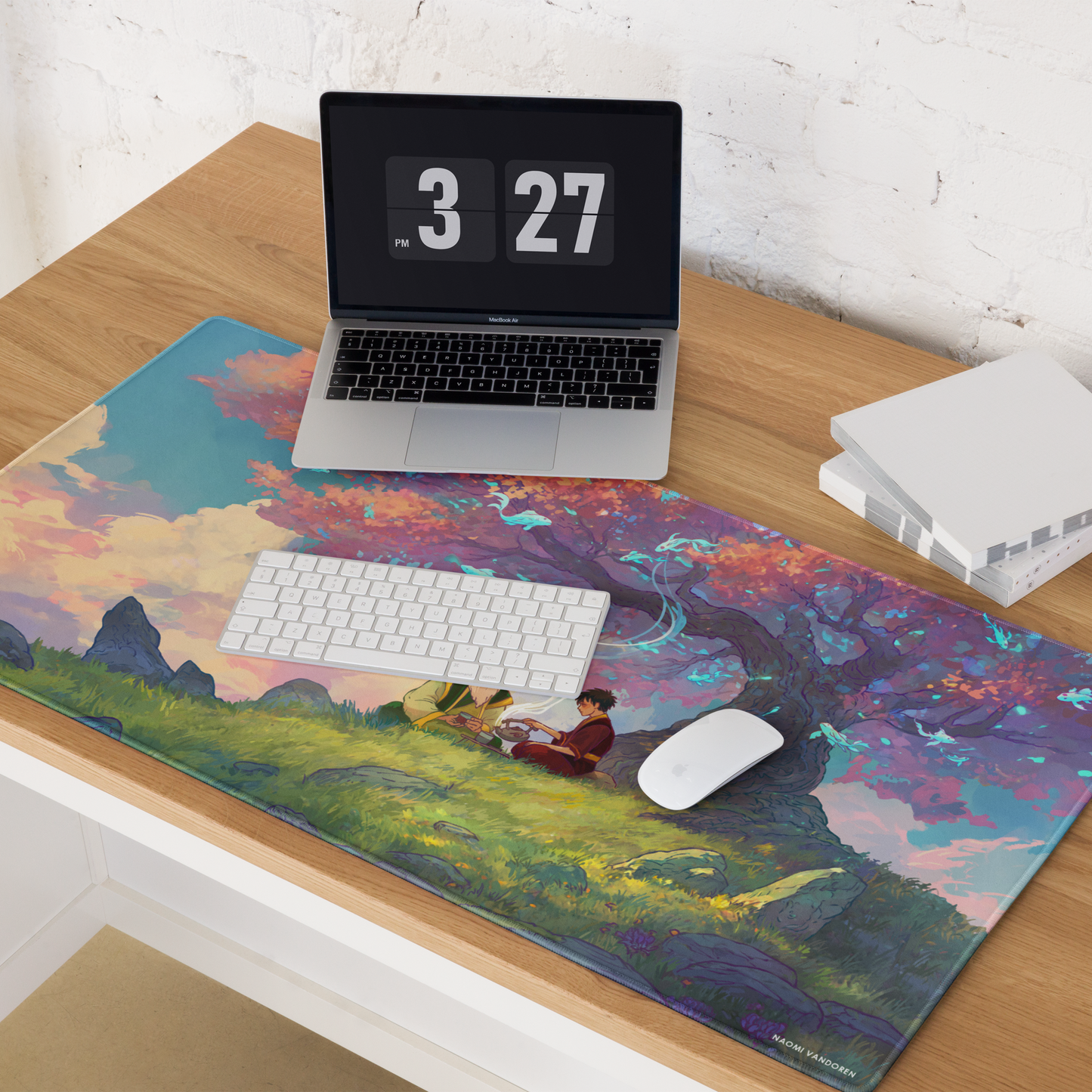 Tea in the Spirit World - Desk & Gaming Playmat