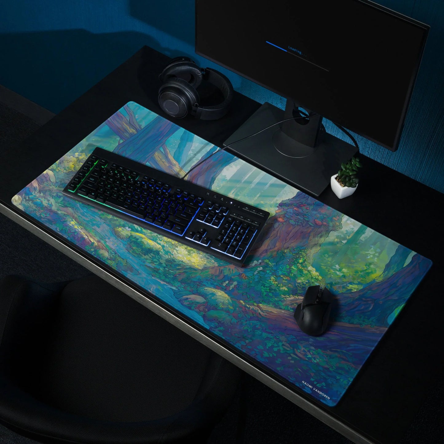 Forest Princess - Desk & Gaming Playmat