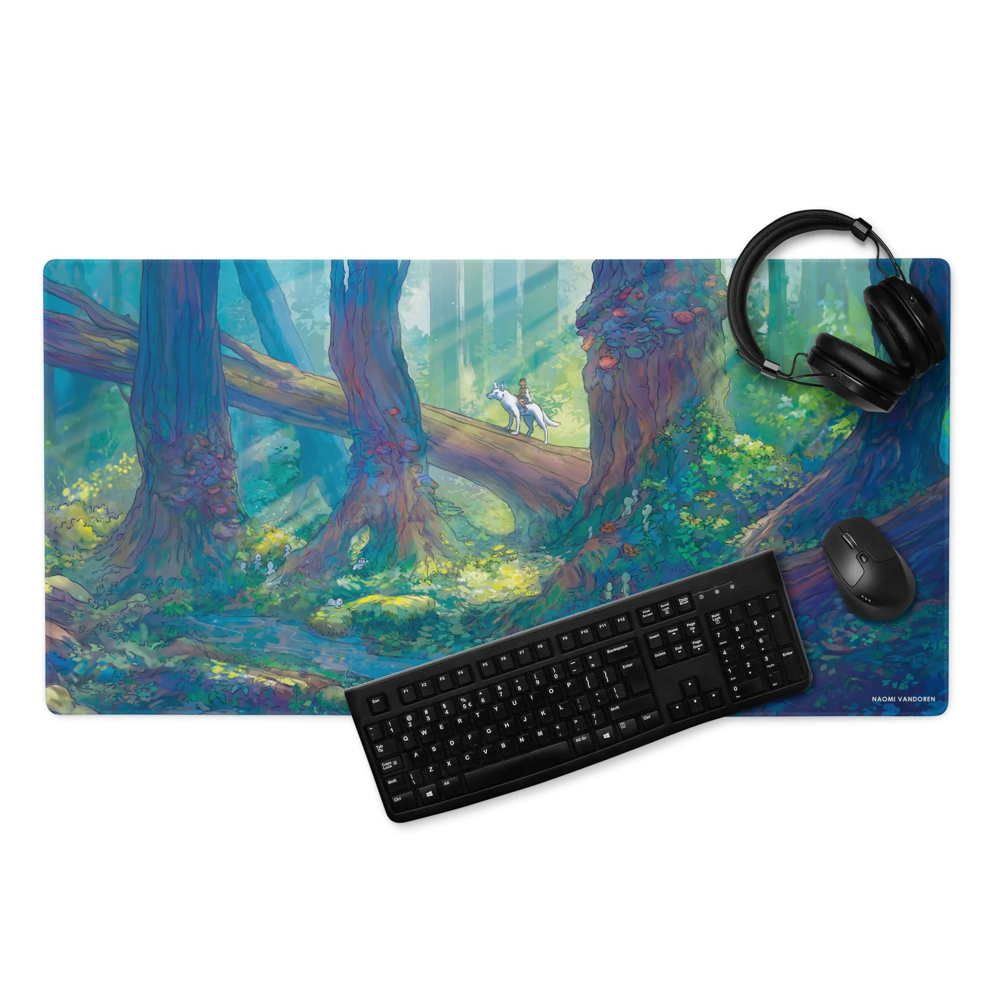 Forest Princess - Desk & Gaming Playmat