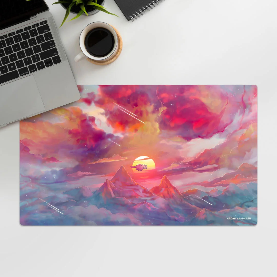Elements Series: Fire Kingdom - Desk & Gaming Playmat