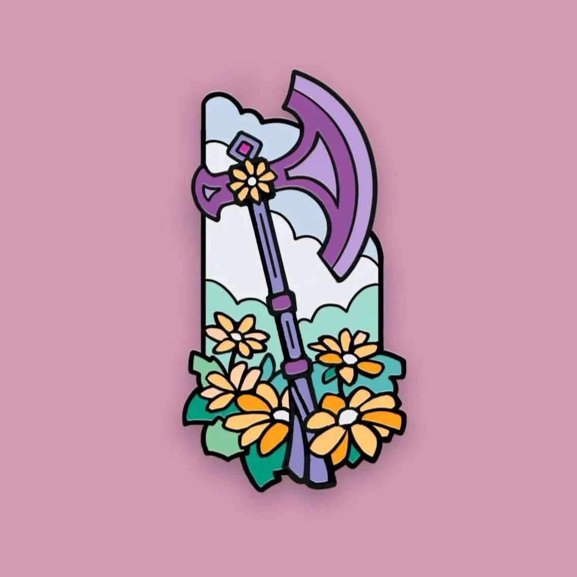 Limited Edition Floral Pins Complete Set